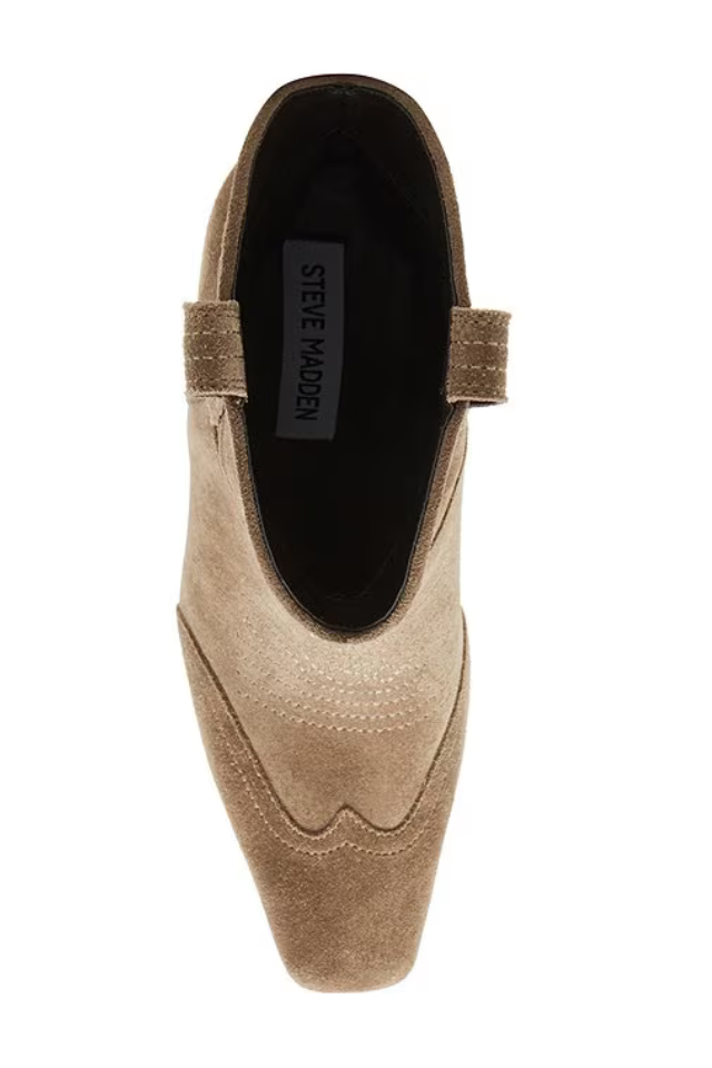 Steve Madden Josefine - Taupe Sued – Seaside Shoes & Swim Steve Madden Josefine - Taupe Sued – Seaside Shoes & Swim
