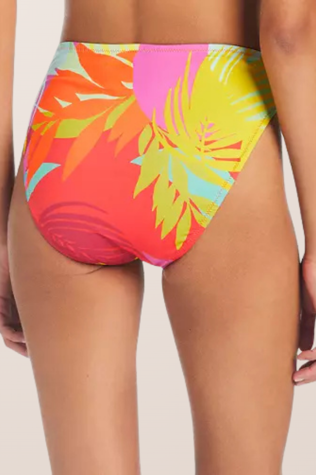 Sanctuary Swim High Leg High Rise Bottom - Multi