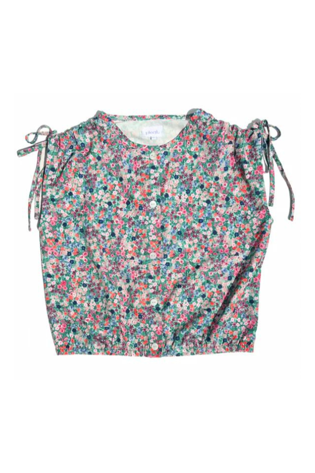 Pleat Maggie Top - Petite Petals