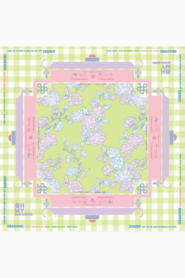 Oh My Mahjong Mat - Garden Party