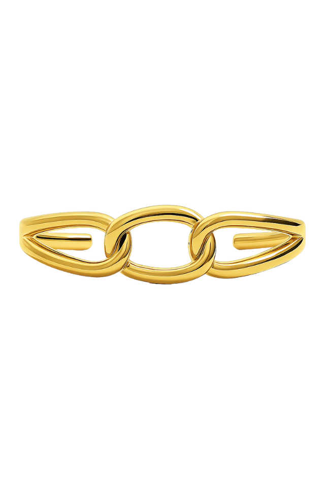 Ellie Vail Isidora Knotted Cuff Bracelet - Gold