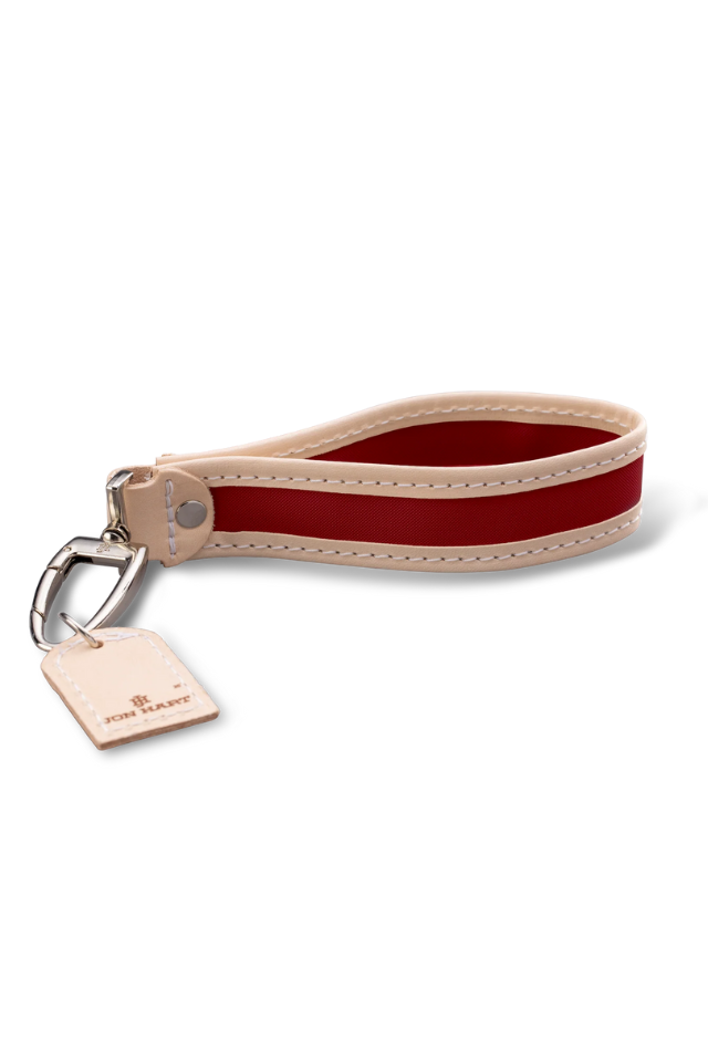 Jon Hart Personalize Pearl Keychain Coated Canvas