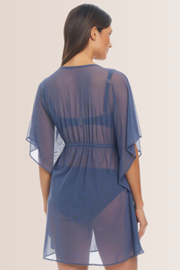 Bleu Mesh Caftan - Paloma