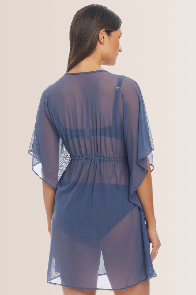 Bleu Mesh Caftan - Paloma