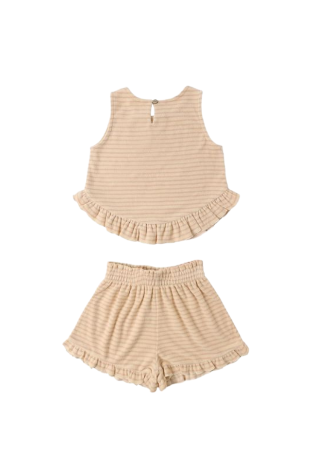 Rylee + Cru Faye Set - Pink Stripe