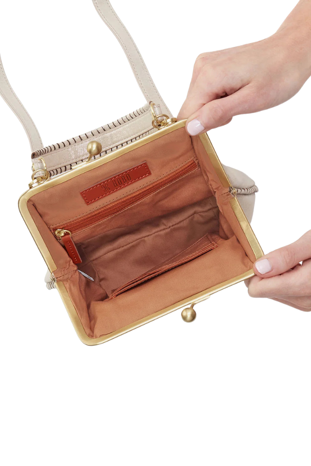 HOBO Alba Crossbody - Sand Shimmer