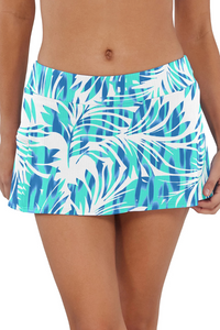 Sunsets Sporty Swim Skirt - Sea Breeze