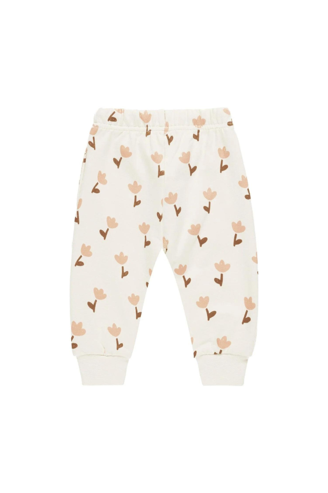 Quincy Mae Relaxed Fleece Sweatpant - Tulips