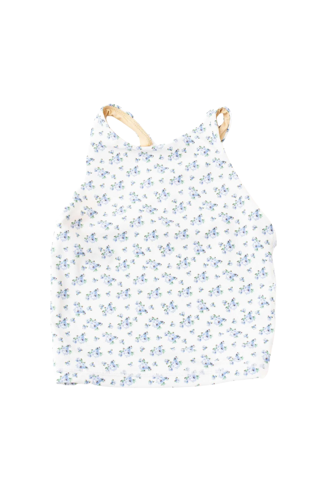 SC Active Tank - Cottage Floral Blue