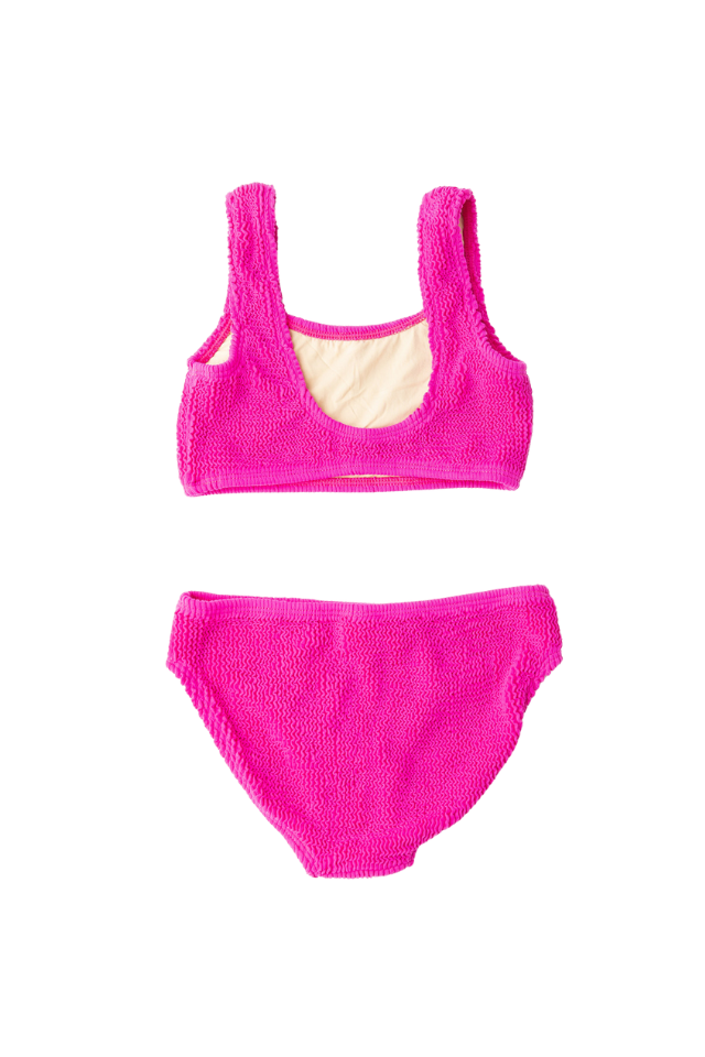 SC 2pc Crinkle Swimsuit - Berry