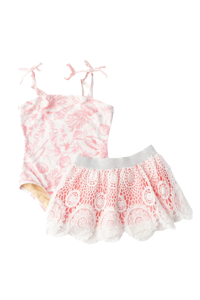 SC 1pc and Skirt - Seaside Toile