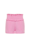 Pleat Sadie Shorts - Party Pink