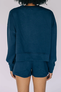 Scarlet & Gold Ava Airy Crewneck - Auburn