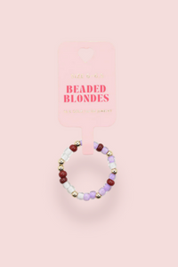 Beaded Blondes Lavender Dream Sprinkle Ring