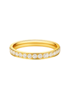 Ellie Vail Velia Dainty Eternity Band Ring - Gold