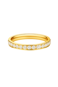 Ellie Vail Velia Dainty Eternity Band Ring - Gold