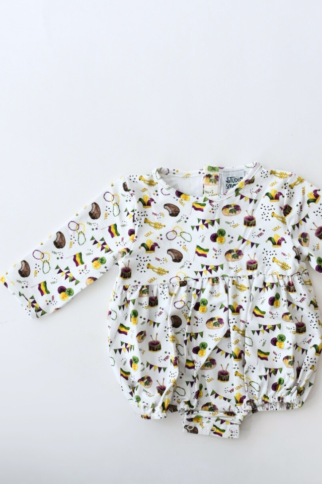 Studio Smocks Mardi Gras Bubble