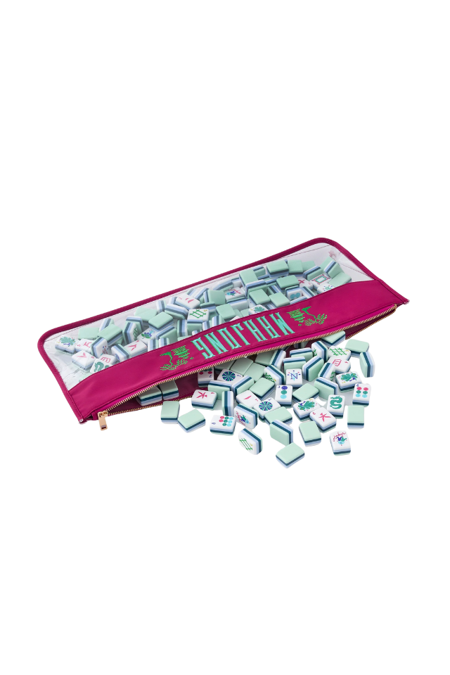 Oh My Mahjong Bag - Magenta Pagoda