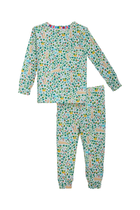 Magnetic Me Modal Long Sleeve PJ - Bunny Garden