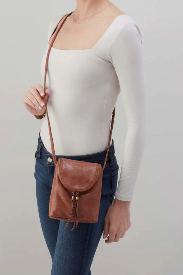 Hobo Fern Crossbody - Burnished Saddle