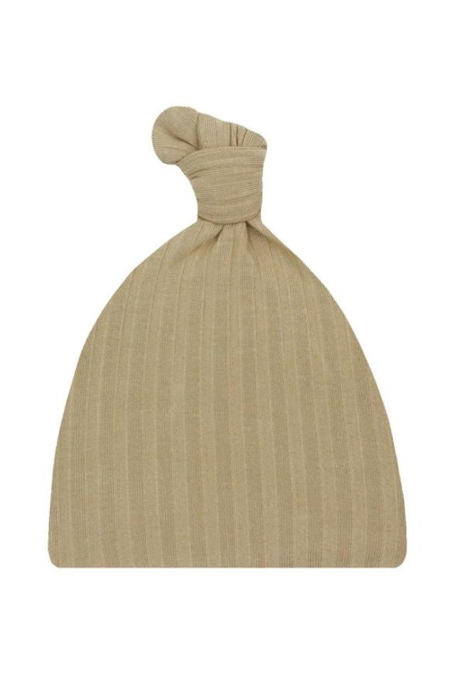 Lou Lou and Company Ribbed Top Knot Hat - Jake