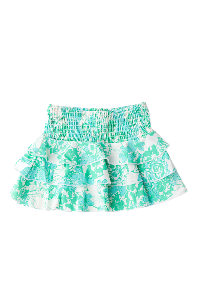 SC Smocked Skirt - Charming Rose