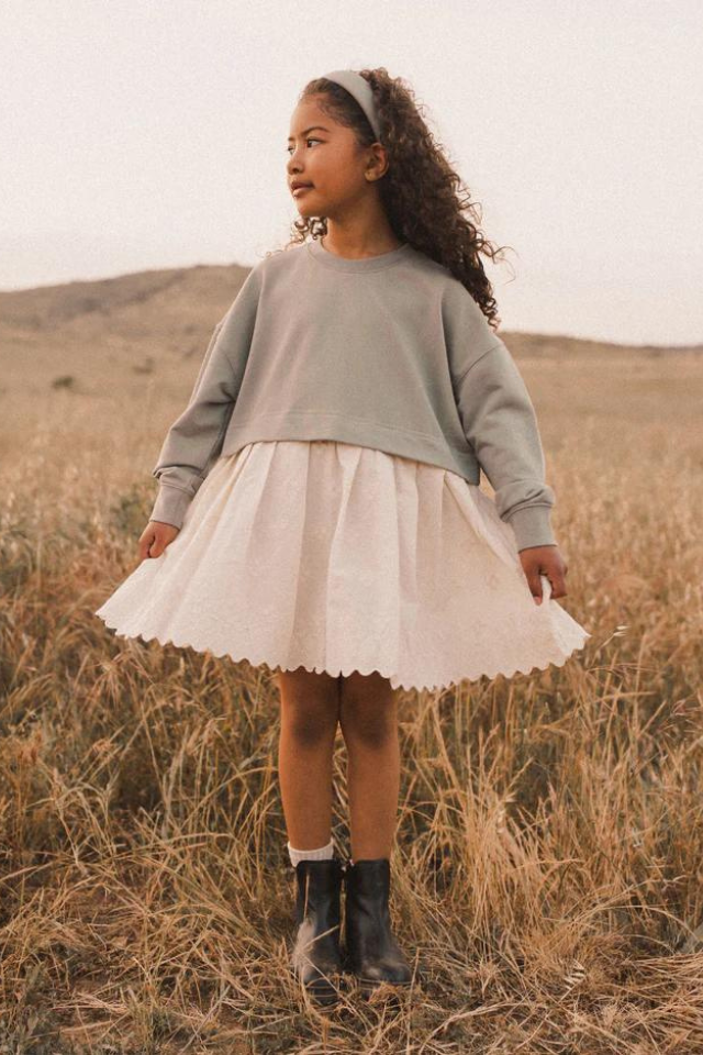 Rylee & Cru Sweatshirt Dress - Laurel