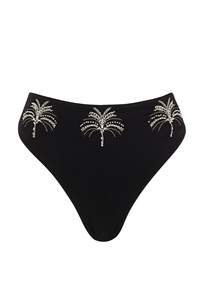 Maaji Midnight Palm Sully Bottom - Black