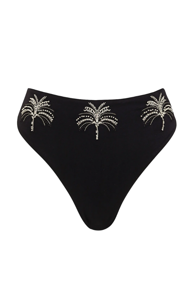 Maaji Midnight Palm Sully Bottom - Black
