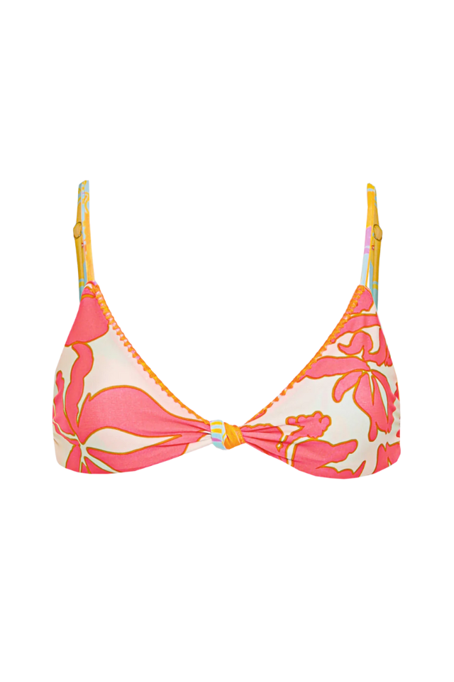 Maaji Hawaiian Floral Sahara Top - Orange