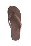 Rainbow Ladies Single Layer Premier Leather Narrow Strap  - Expresso