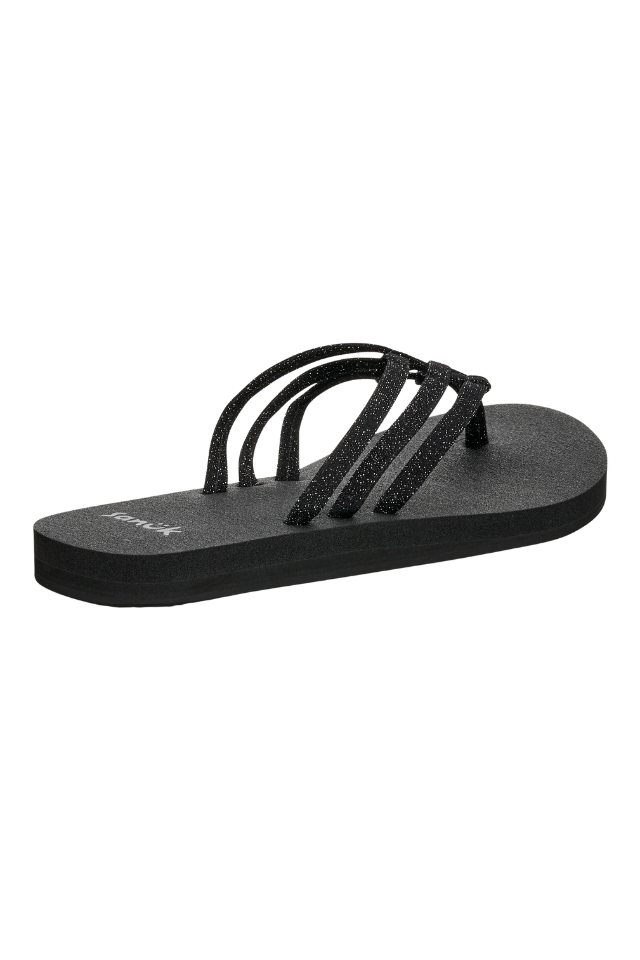 Sanuk Yoga Sandy II Sparkle - Black