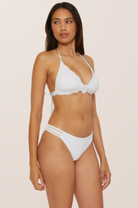 Becca Colette Banded Halter - White