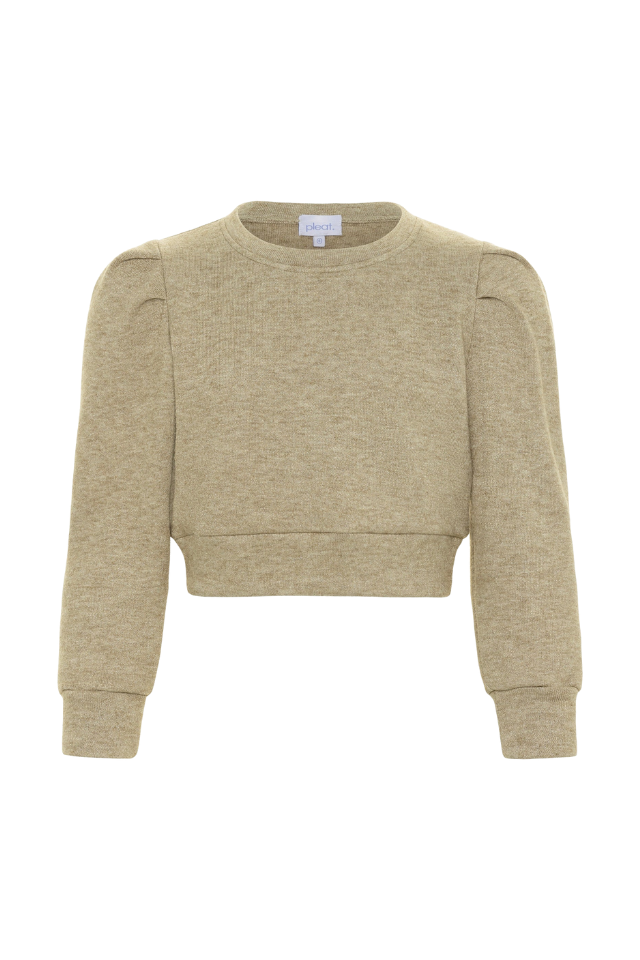 Pleat Peyton Sweater - Oat