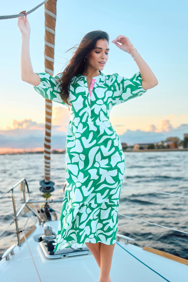 Mary Square Riley Piece By Piece Dress - White