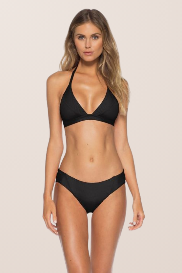 Becca Fine Line Halter Top - Black