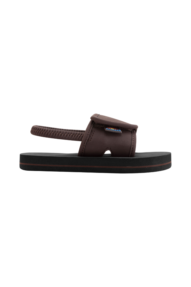 Rainbow Kids Grombow Slides - Brown