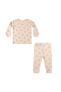 Quincy Mae Bamboo Pajama Set - Reindeer
