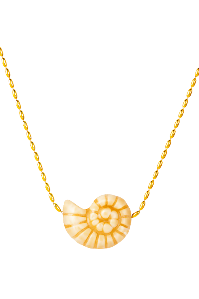 Ellie Vail Kelley Shell Necklace - Gold