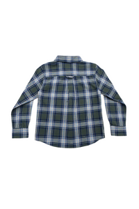 Saltwater Boys Folly Island Flannel - Green Plaid