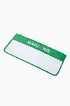 Oh My Mahjong Tile Bag - Green Stitched