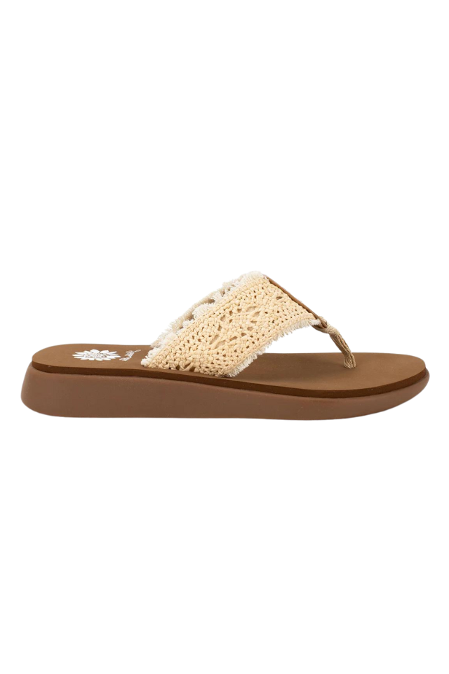 Yellow Box Gisele - Natural – Seaside Shoes & Swim