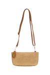 Joy Susan Straw Mini Wristlet Crossbody Clutch