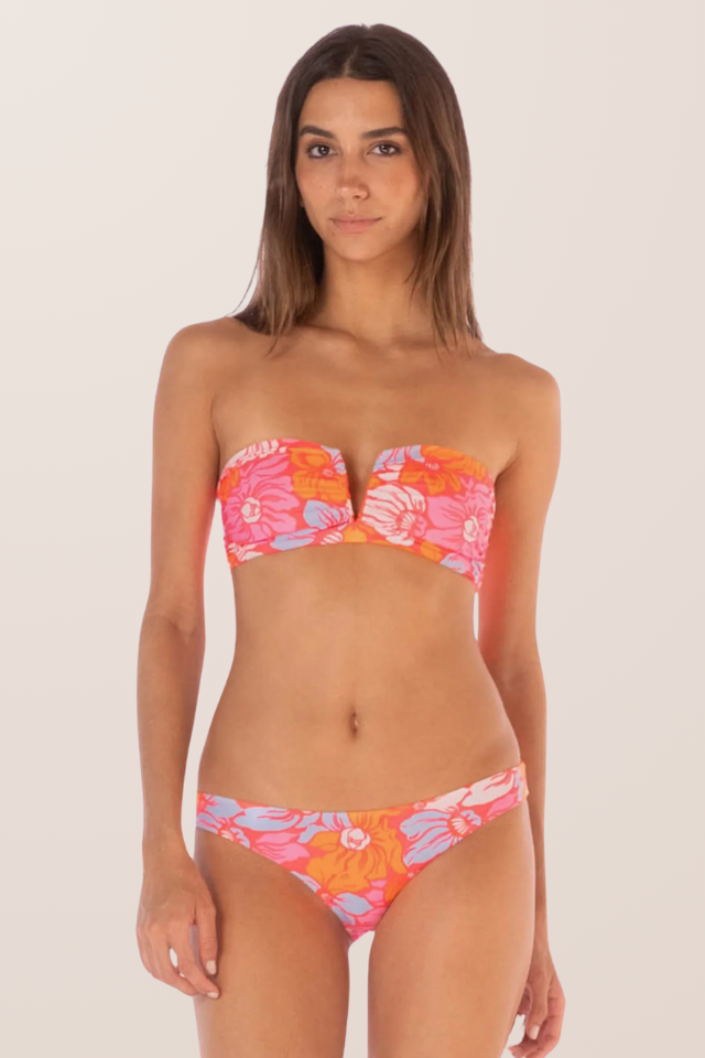 Maaji Flower Scape Flirt Bottom - Pink Overflow