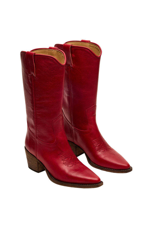 Steve Madden Albany- Red Leather