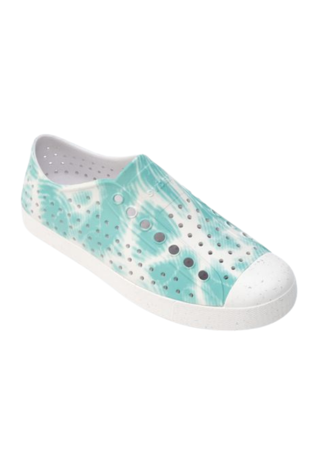 Native Jefferson Bloom Print - Shell White/Ocean Waves