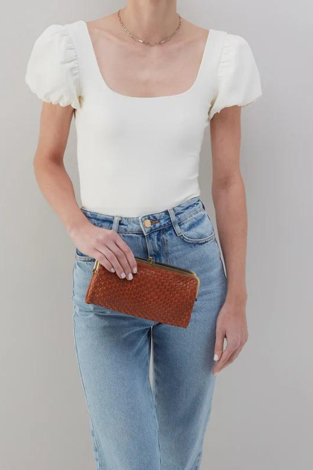 HOBO Lauren Clutch Wallet - Wheat