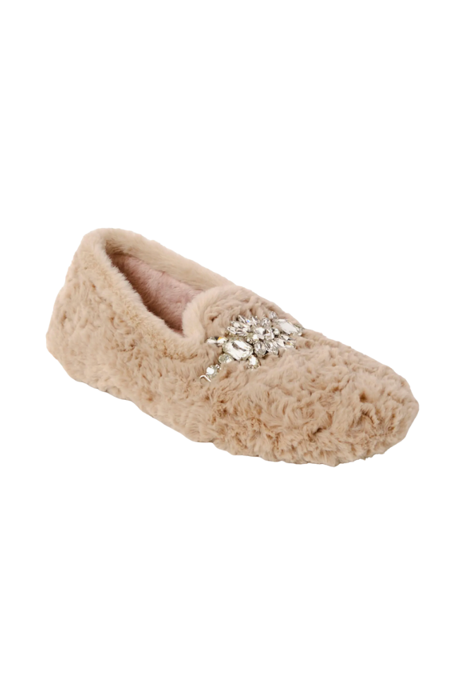Free People Slumber Party Loafer Slip On - Vanilla Latte