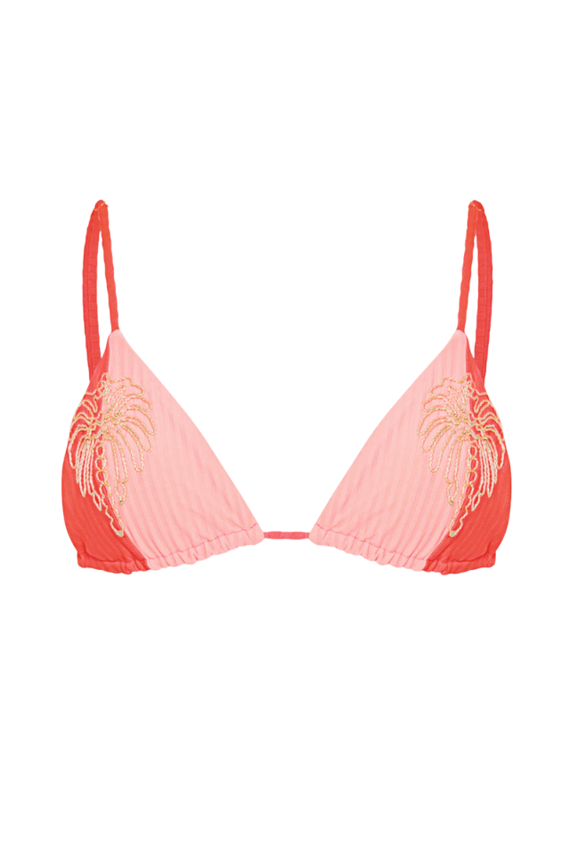 Maaji Flame Coral Everly Top - Bright Red