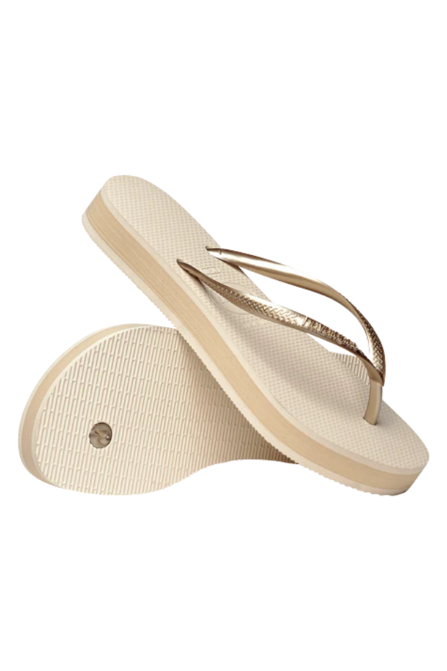 Havaianas Slim Flatform Sandal - Beige